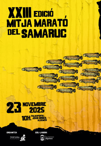 Domingo 23 de noviembre de 2025, a las 10:00 de la mañana, porque ese día se celebra la XXIV Mitja Marató Samaruc en Algemesí