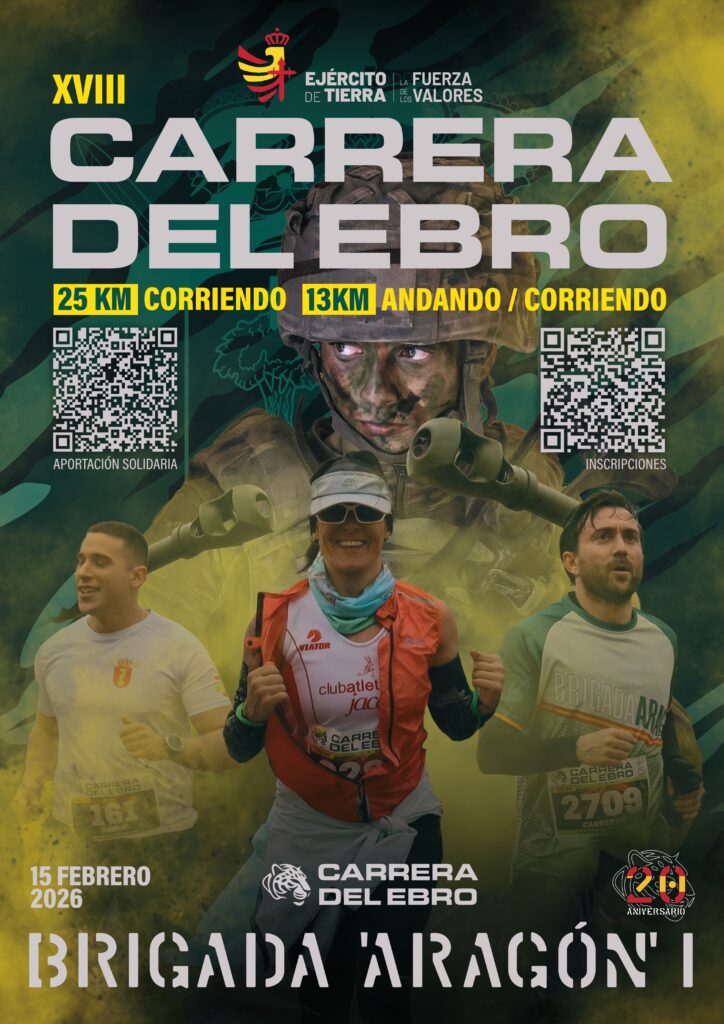 Apunta en rojo el domingo 15 de febrero, porque vuelve una de las citas más auténticas del calendario aragonés: la XVIII Carrera del Ebro.