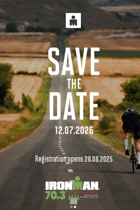 El IRONMAN 70.3 Vitoria es un regreso muy esperado. La media distancia siempre ha tenido un peso especial en la historia del triatlón vasco