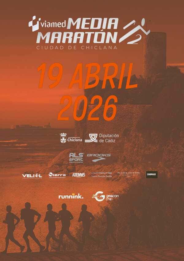 El próximo domingo 19 de abril de 2026, a las 09:00 h en punto, se da el pistoletazo de salida a la III Media Maratón Ciudad de Chiclana,