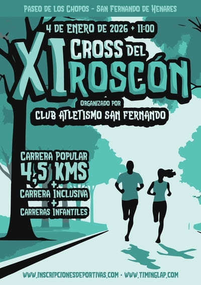 Carreras, frío, alegría y roscón: el XI Cross del Roscón volvió a reunir a familias, atletas y amantes del running en una jornada especial