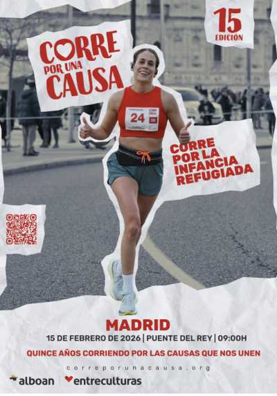 El domingo 15 de febrero, vuelve la Carrera Solidaria Corre por una Causa, una iniciativa organizada por la Fundación Entrecultura.