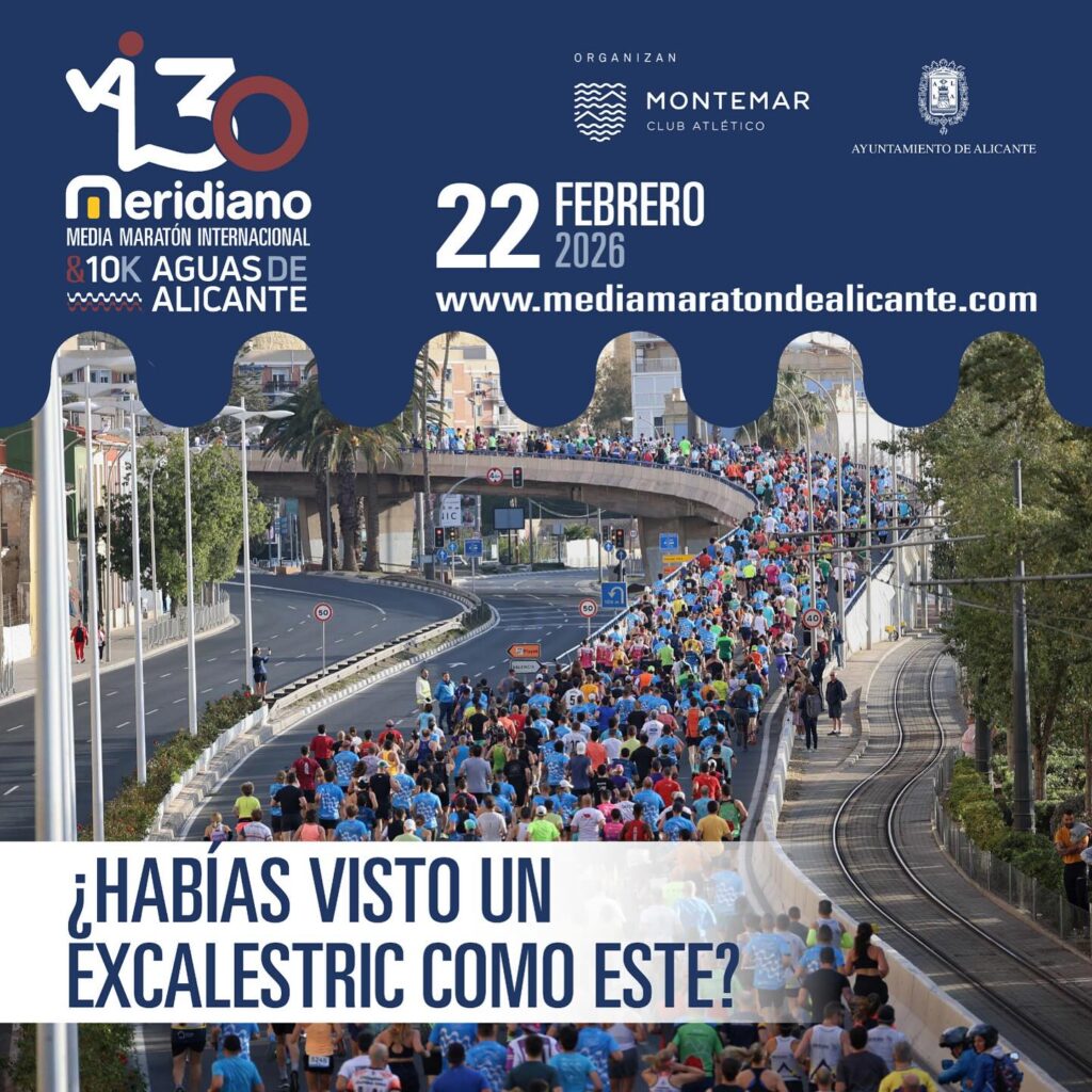 Alicante se viste de gala para celebrar la 30ª edición de su Media Maratón Internacional y 10K Aguas de Alicante.