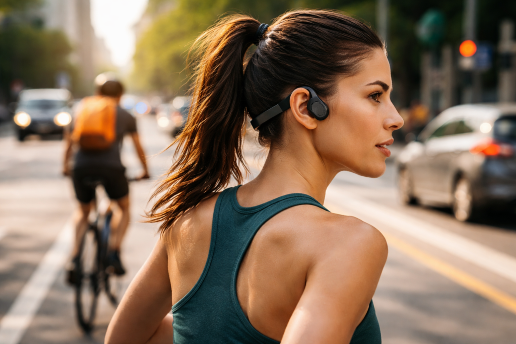 qué auriculares puedes usar sin desconectarte del tráfico, de las bicis, de los patinetes y de todo lo que pasa a tu alrededor