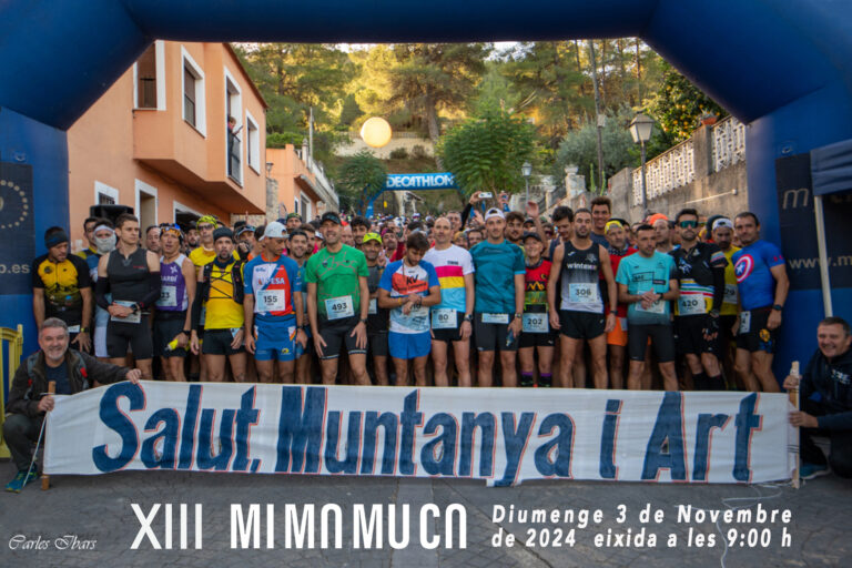 El próximo domingo 22 de marzo de 2026 se celebrará la XIV MiMaMuCa, un trail running que reunirá a cientos de corredores en Carrícola.