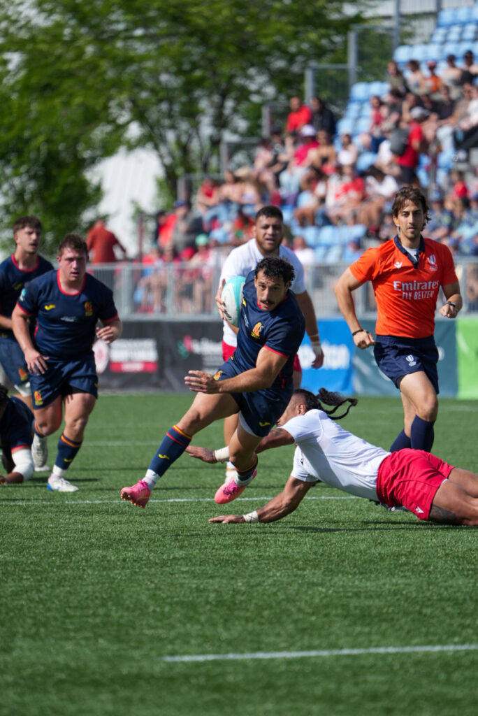 España supera a Tonga por 19-32 en la segunda jornada de la Nations Cup
