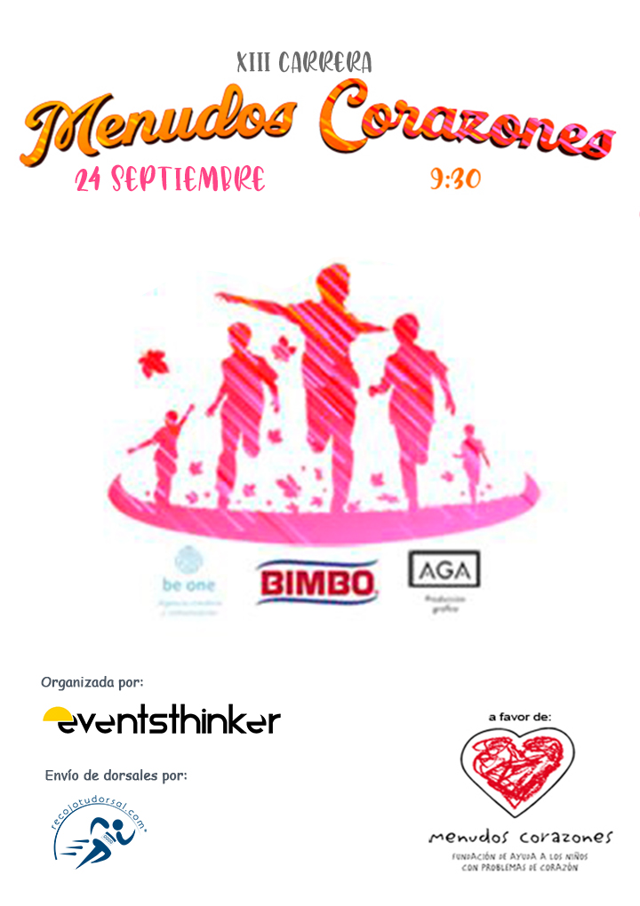 La XIII edición de la Carrera Menudos Corazones está a punto de llegar y no puedes perderte este emocionante evento benéfico.