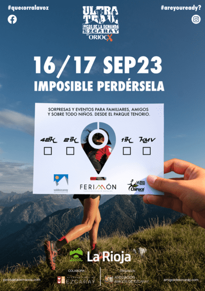 ¡Prepárate para una experiencia épica llena de emociones en el Ultra Trail Picos de La Demanda 42k 2023! En Ezcaray, La Rioja.