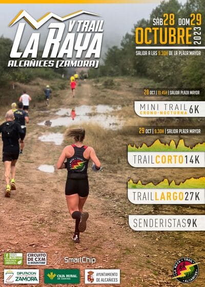 La localidad de Alcañices (Zamora) será testigo de la V Trail La Raya, una emocionante carrera de trail de 27 kilómetros.