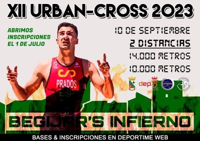 El Urban Cross Begijar Infierno 14k 2023 es una carrera excepcional que fusiona el espíritu del cross con el emocionante entorno urbano.